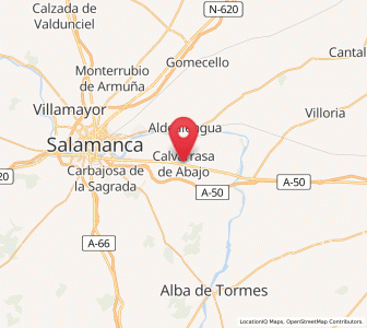 Map of Calvarrasa de Abajo, Castille and León