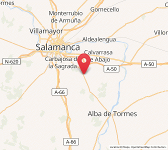 Map of Calvarrasa de Arriba, Castille and León