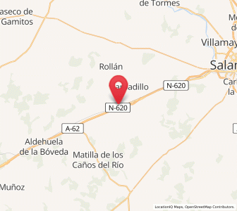 Map of Calzada de Don Diego, Castille and León