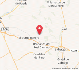 Map of Calzadilla de los Hermanillos, Castille and León