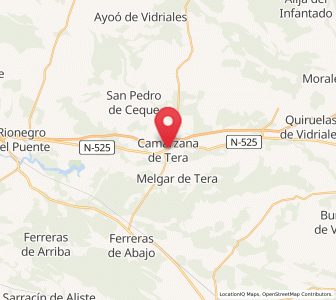 Map of Camarzana de Tera, Castille and León