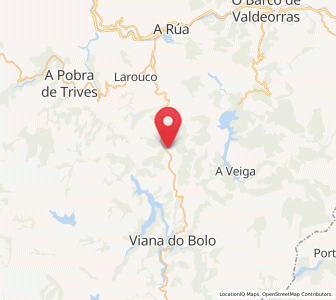 Map of Cambela, Galicia