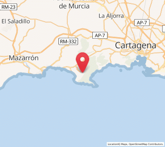 Map of Campillo de Adentro, Murcia