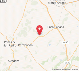 Map of Campillo de las Doblas, Castille-La Mancha