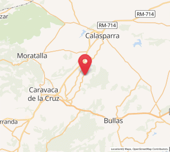 Map of Campillo de los Jiménez, Murcia