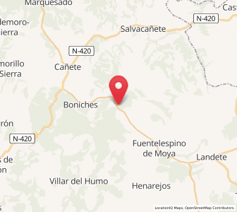 Map of Campillos-Paravientos, Castille-La Mancha