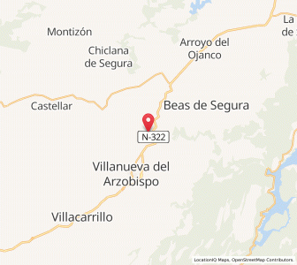 Map of Campiña, Andalusia
