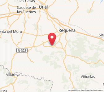Map of Campo Arcís, Valencia