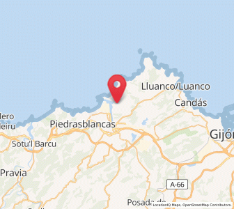 Map of Campo de la Iglesia, Asturias