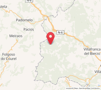 Map of Campo de Liebre, Castille and León