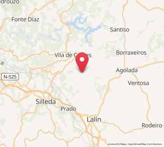 Map of Camposancos, Galicia