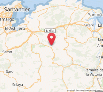 Map of Camposdelante, Cantabria