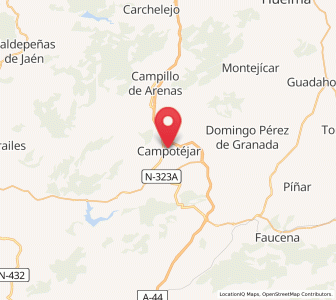 Map of Campotéjar, Andalusia
