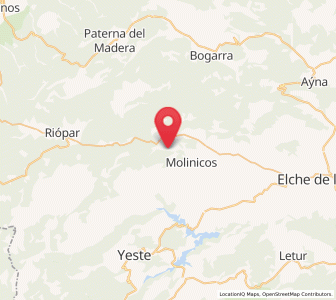 Map of Cañada de Morote, Castille-La Mancha