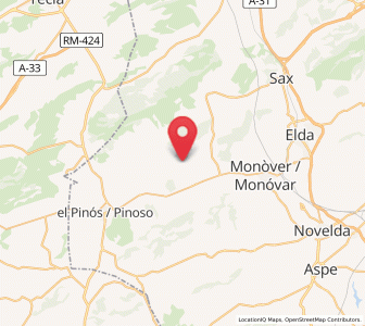 Map of Cañada Roja, Valencia