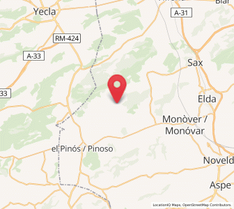 Map of Cañadas de Don Ciro, Valencia