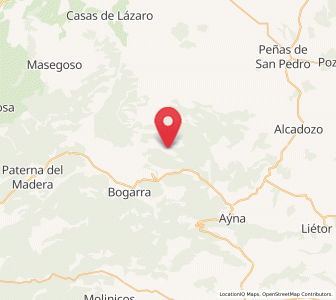 Map of Cañadas de Haches de Abajo, Castille-La Mancha