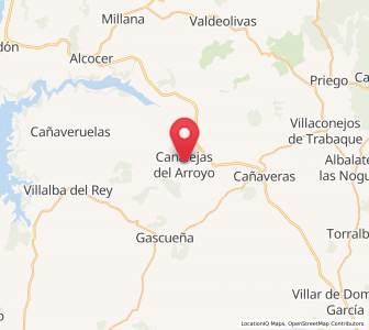 Map of Canalejas del Arroyo, Castille-La Mancha