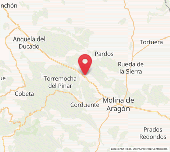 Map of Canales de Molina, Castille-La Mancha