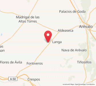Map of Canales, Castille and León