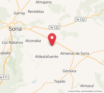 Map of Candilichera, Castille and León