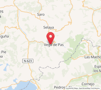 Map of Candolias, Cantabria