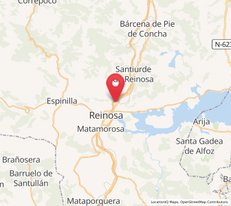Map of Cañeda, Cantabria