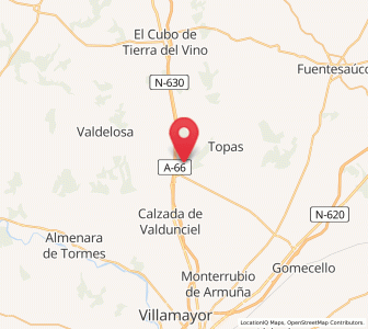 Map of Cañedino, Castille and León
