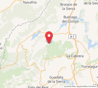 Map of Canencia, Madrid
