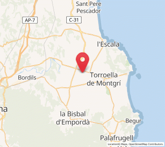 Map of Canet de la Tallada, Catalonia