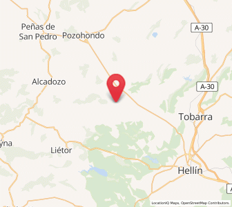 Map of Cangilón, Castille-La Mancha