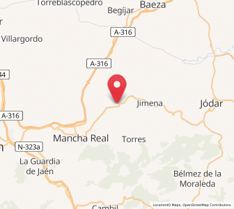 Map of Caniles, Andalusia