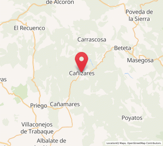 Map of Cañizares, Castille-La Mancha