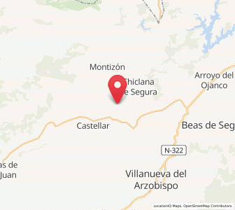 Map of Capilla, Andalusia