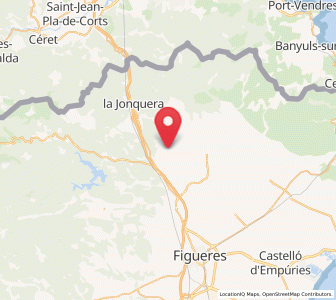 Map of Capmany, Catalonia