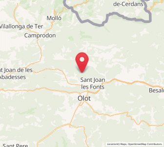 Map of Capsec, Catalonia