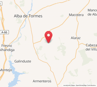 Map of Carabias, Castille and León