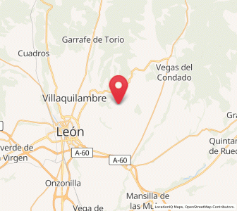 Map of Carbajosa, Castille and León