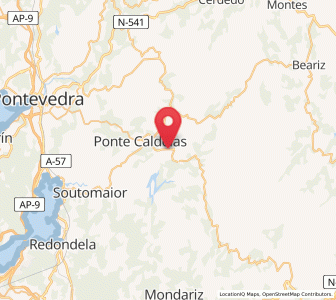 Map of Caritel, Galicia