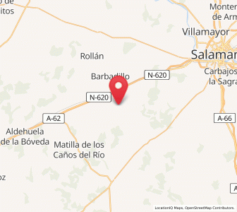 Map of Carnero, Castille and León