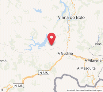 Map of Carracedo da Serra, Galicia
