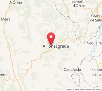 Map of Carracedo, Galicia