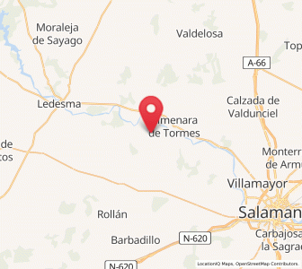 Map of Carrascal de Velambélez, Castille and León