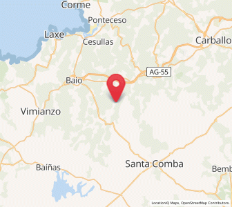 Map of Carreira, Galicia