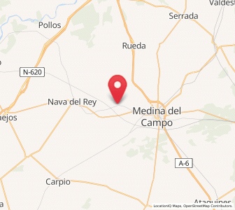 Map of Carrión y Dueñas de Medina, Castille and León