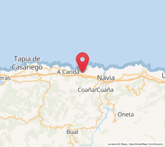 Map of Cartavio, Asturias
