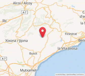 Map of Casa Balde, Valencia