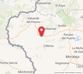 Map of Casa Blanca, Extremadura