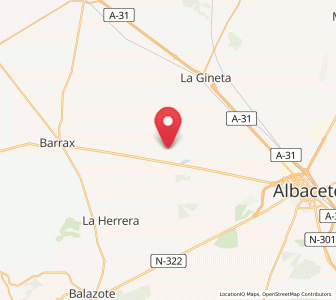 Map of Casa Caballos, Castille-La Mancha