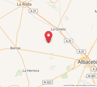 Map of Casa Capitán, Castille-La Mancha